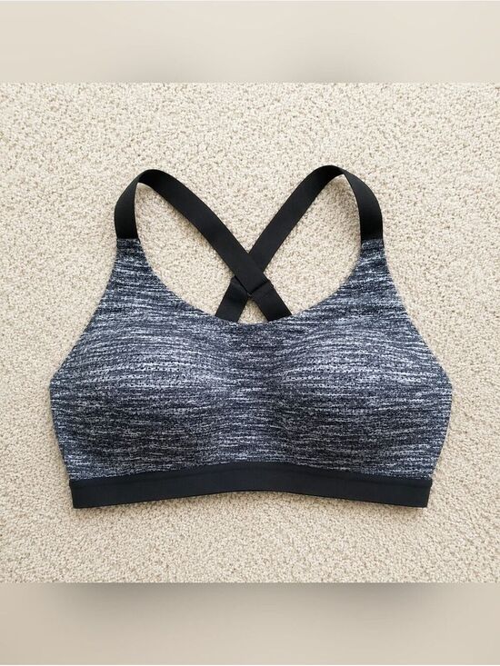 Victoria's Secret Other - Victoria's Secret Lightweight Sports Bra Black Gray Women's Size 36D